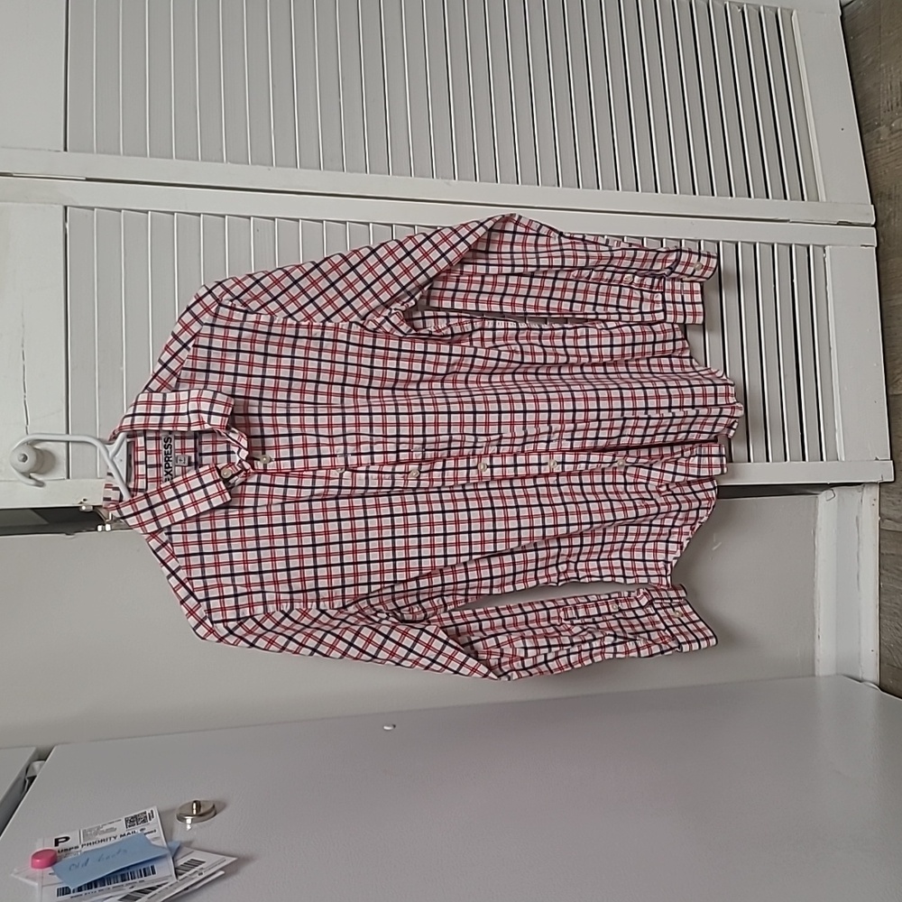 Men's express button down shirt size mall